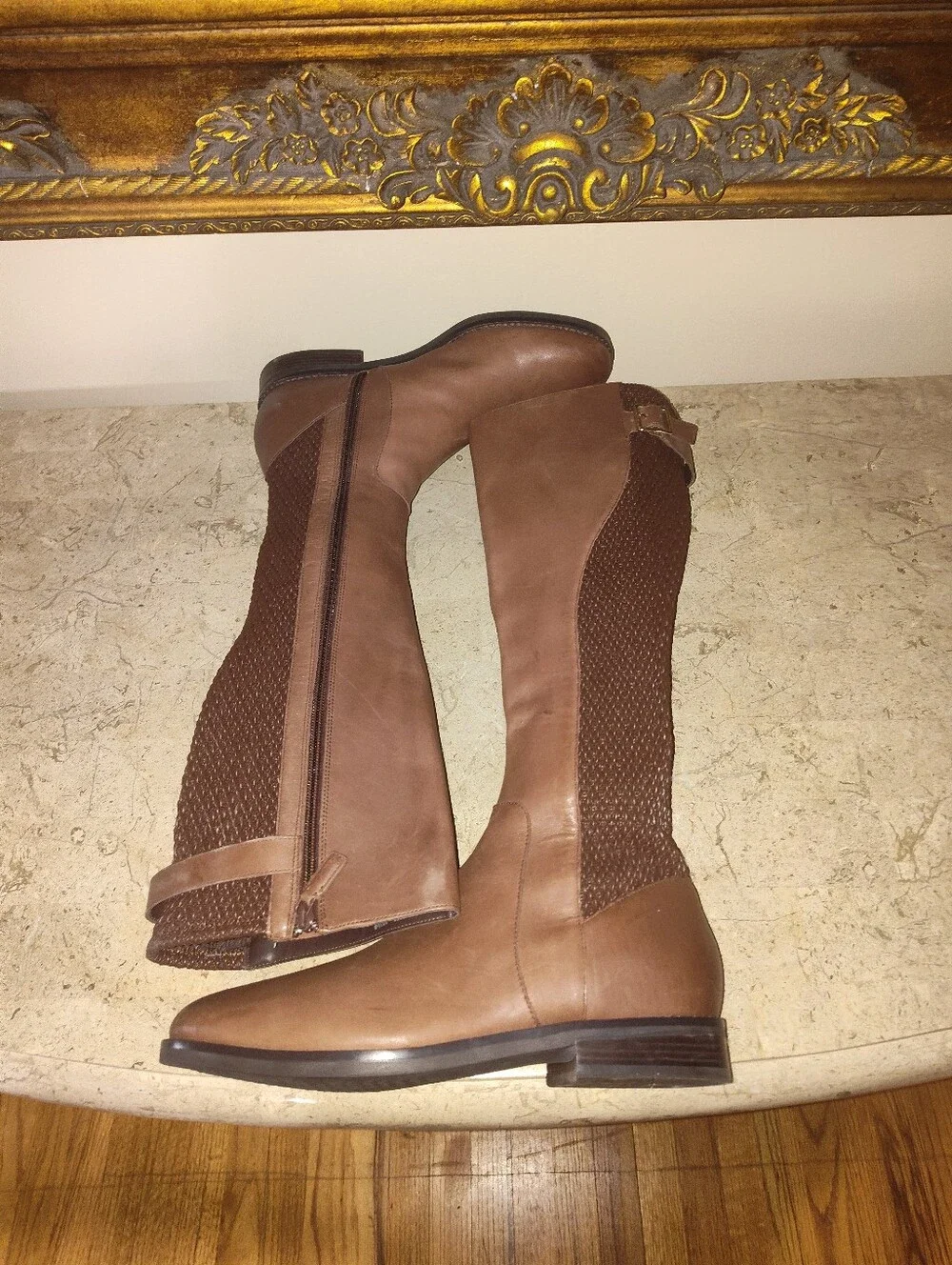 Cole Haan Leather Riding boots.